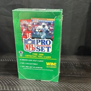 NFL Pro Set 1990 Official Card Box (unopened)